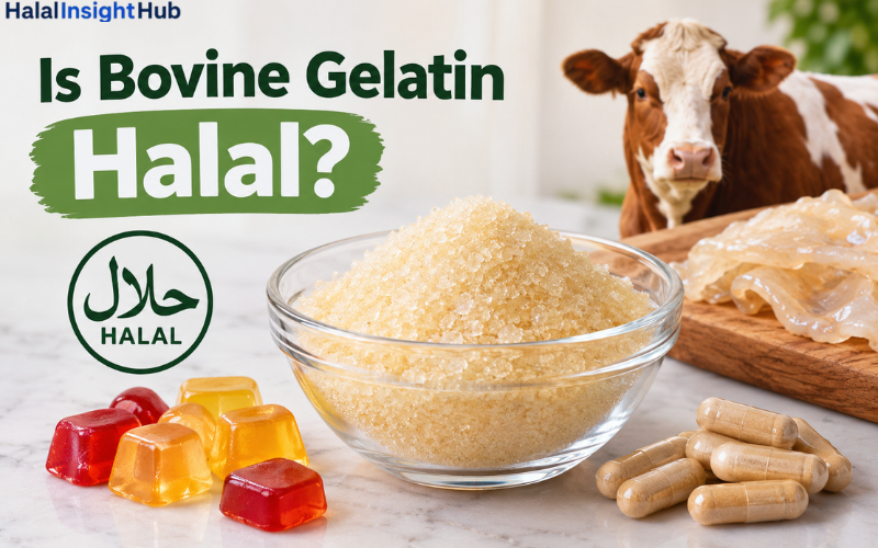 is bovine gelatin halal