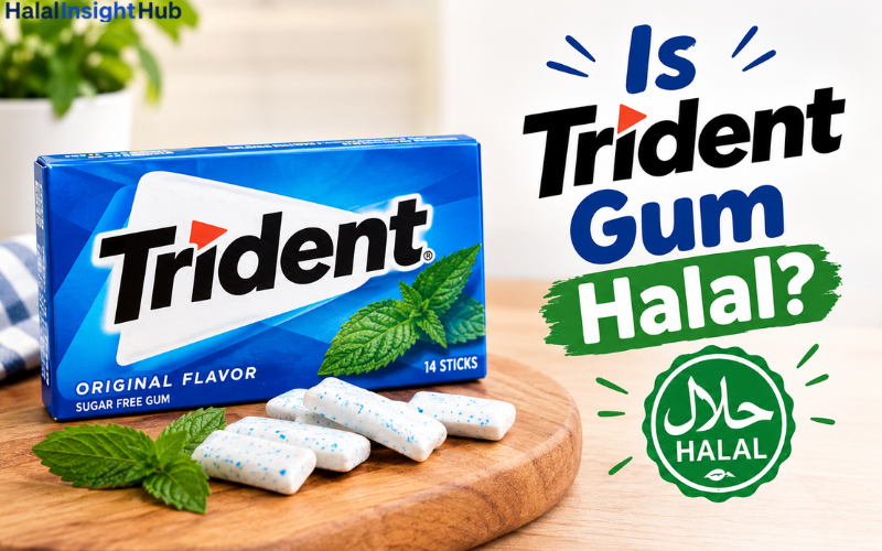 is trident gum halal