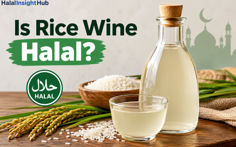 is rice wine halal
