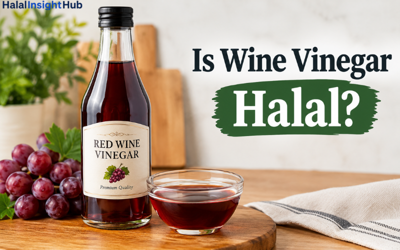 is wine vinegar halal